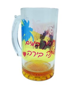 הדפסה על כוס בירה